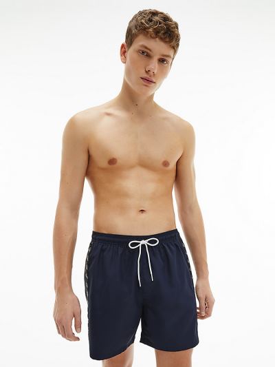 Calvin Klein Fürdőruha HU895264 | Calvin Klein CK One Medium Drawstring Férfi Úszónadrág Fekete
